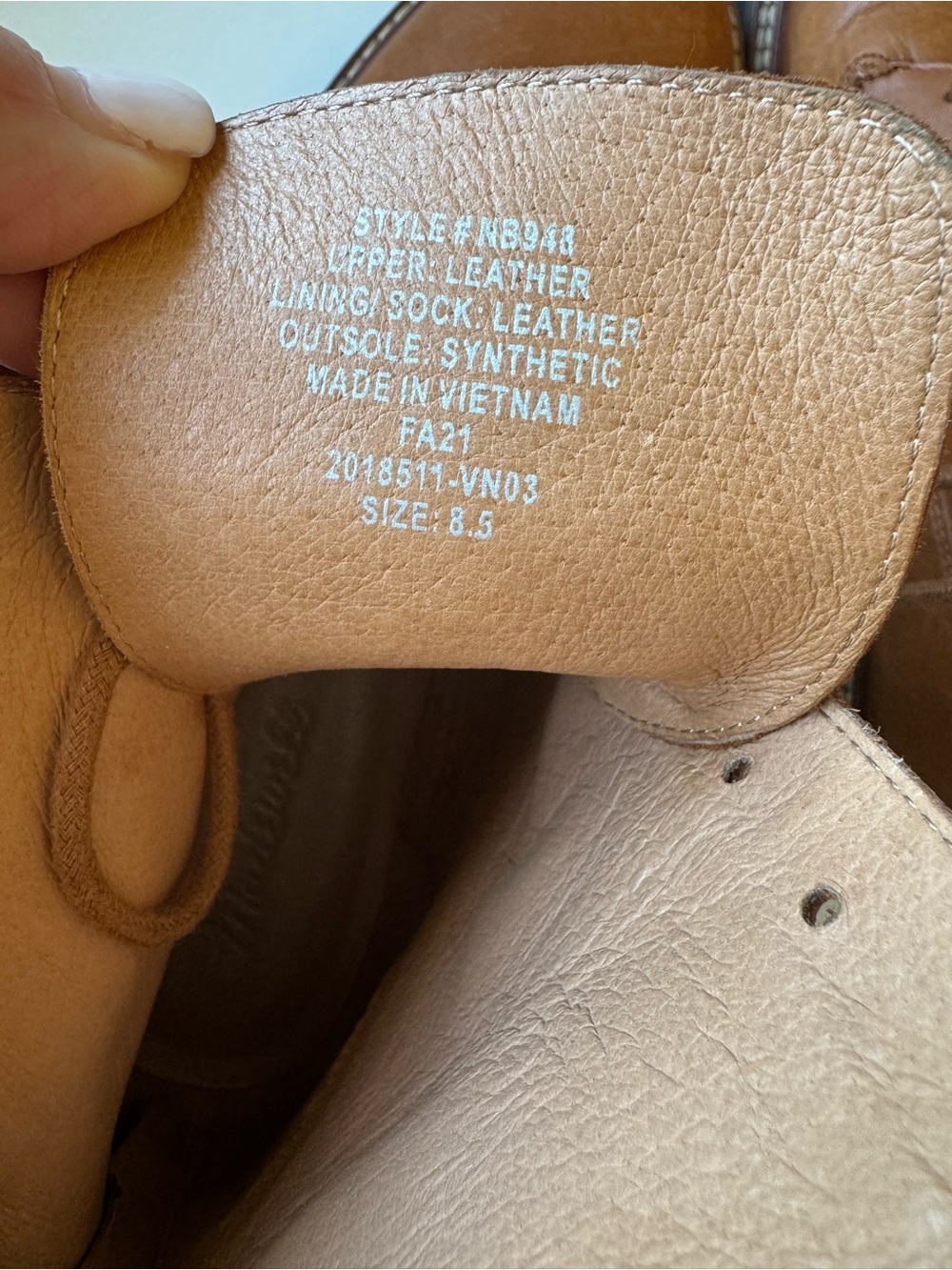 Madden Girl Brown Leather Lace-Up Combat Boots - Picture 5 of 8
